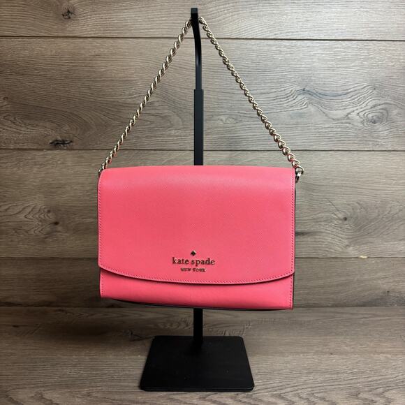 Kate Spade Carson Convertible Crossbody Bag Handbag Dark Watermelon Gelato - Picture 1 of 10